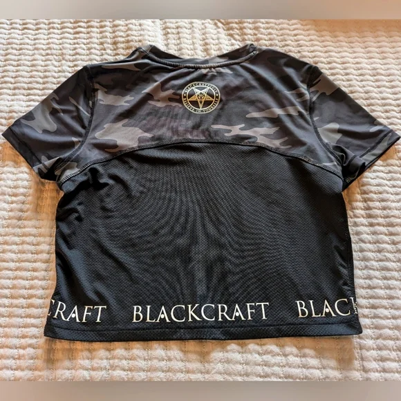 Blackcraft Crop Workout Top - Picture 2 of 4
